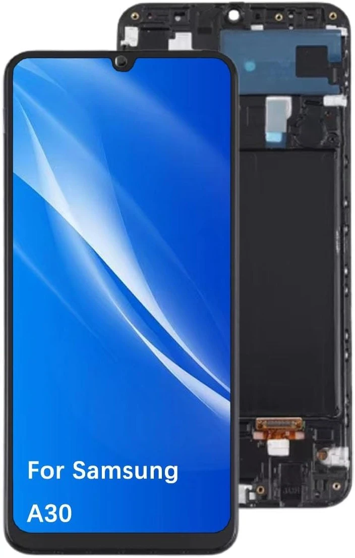 Samsung Galaxy A30 LCD, A305F A305G A3050 A305N LCD Touch Screen with frame