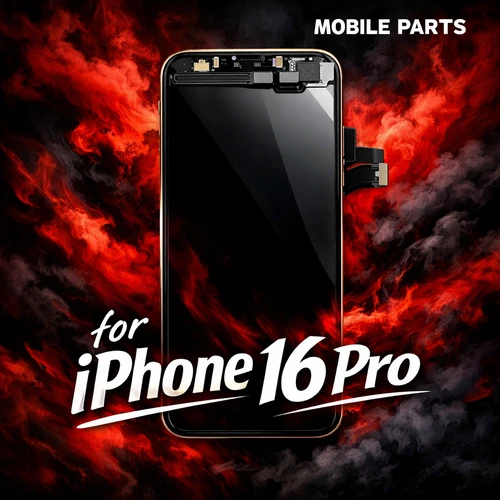 iPhone 16 Pro (SOFT OLED) LCD Screen Replacement 6.3 Inch FHD Screen quality AAA