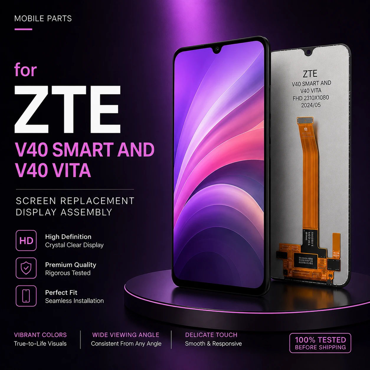 ZTE V40 SMART/V40 VITA ORG LCD