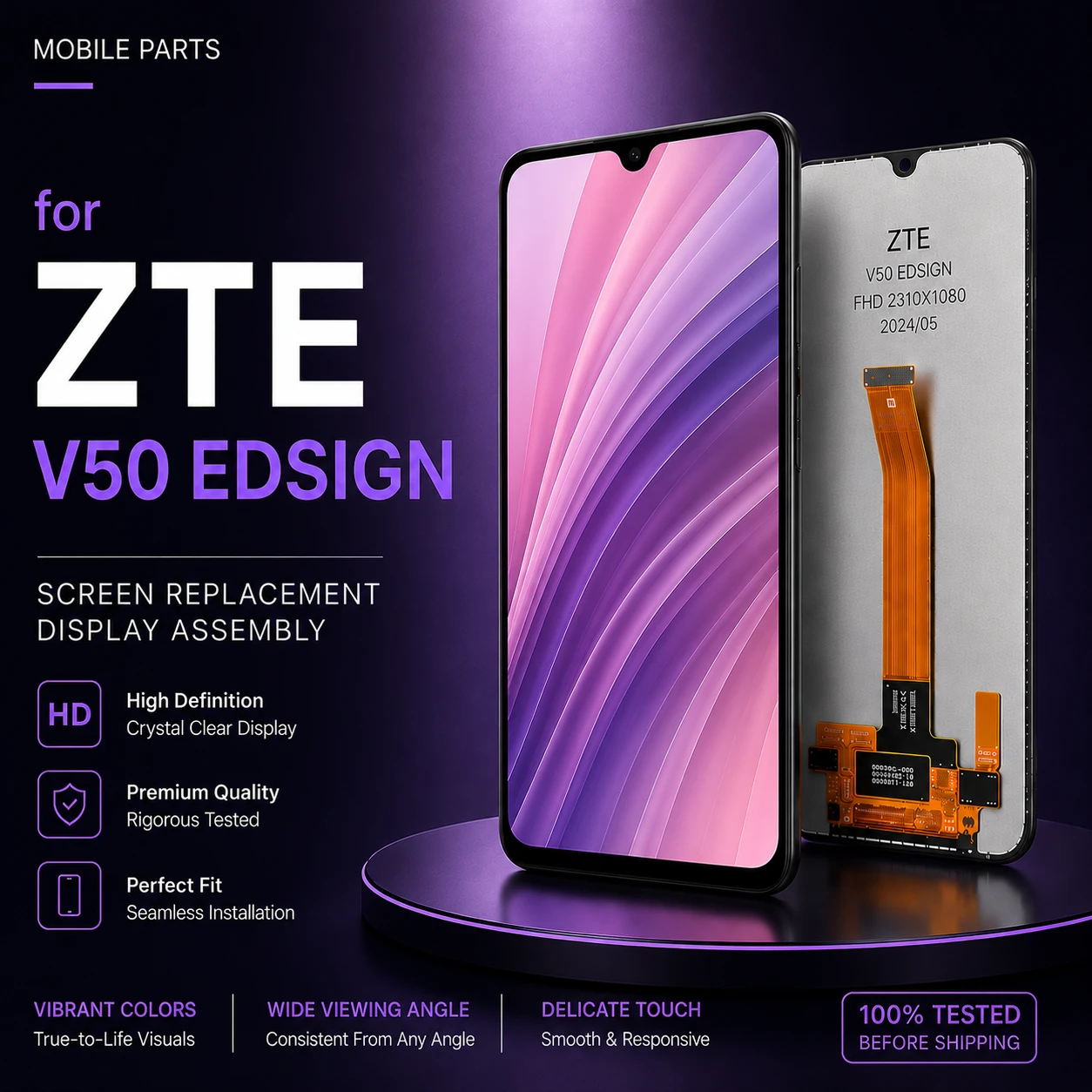 ZTE V50 EDSIGN ORG LCD