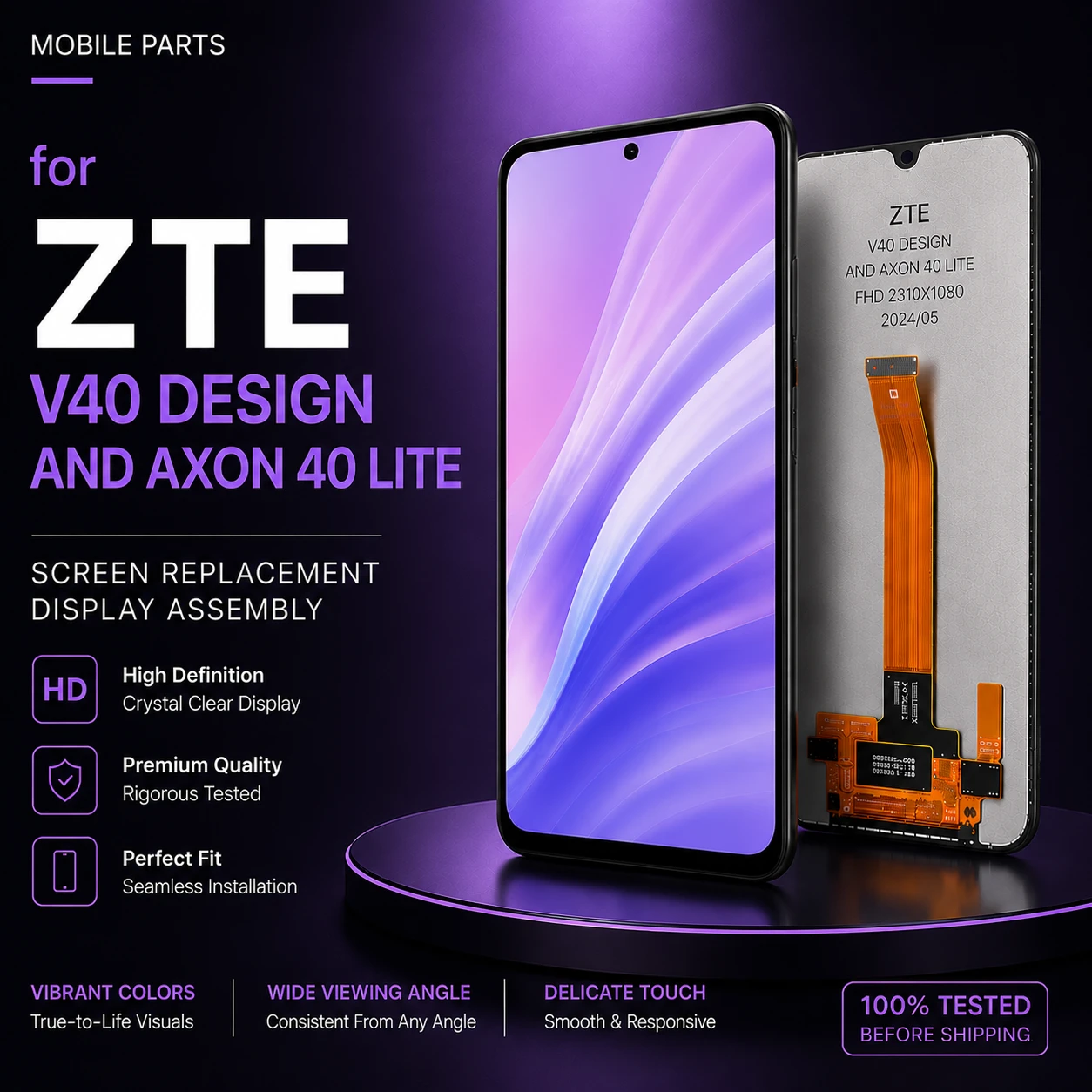ZTE V40 DESIGN/AXON 40 LITE ORG LCD
