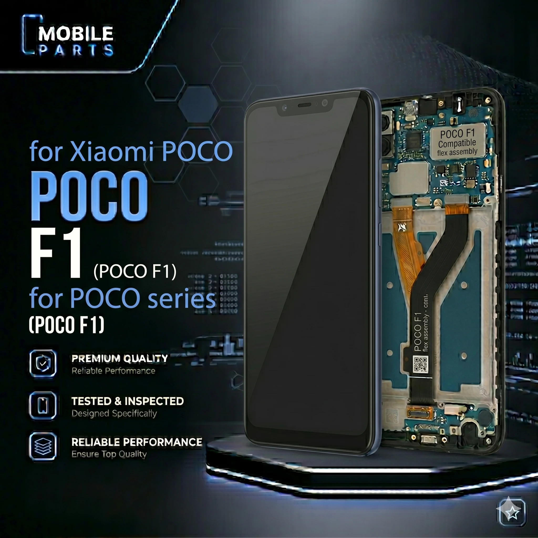 POCO F1 OLED LCD
