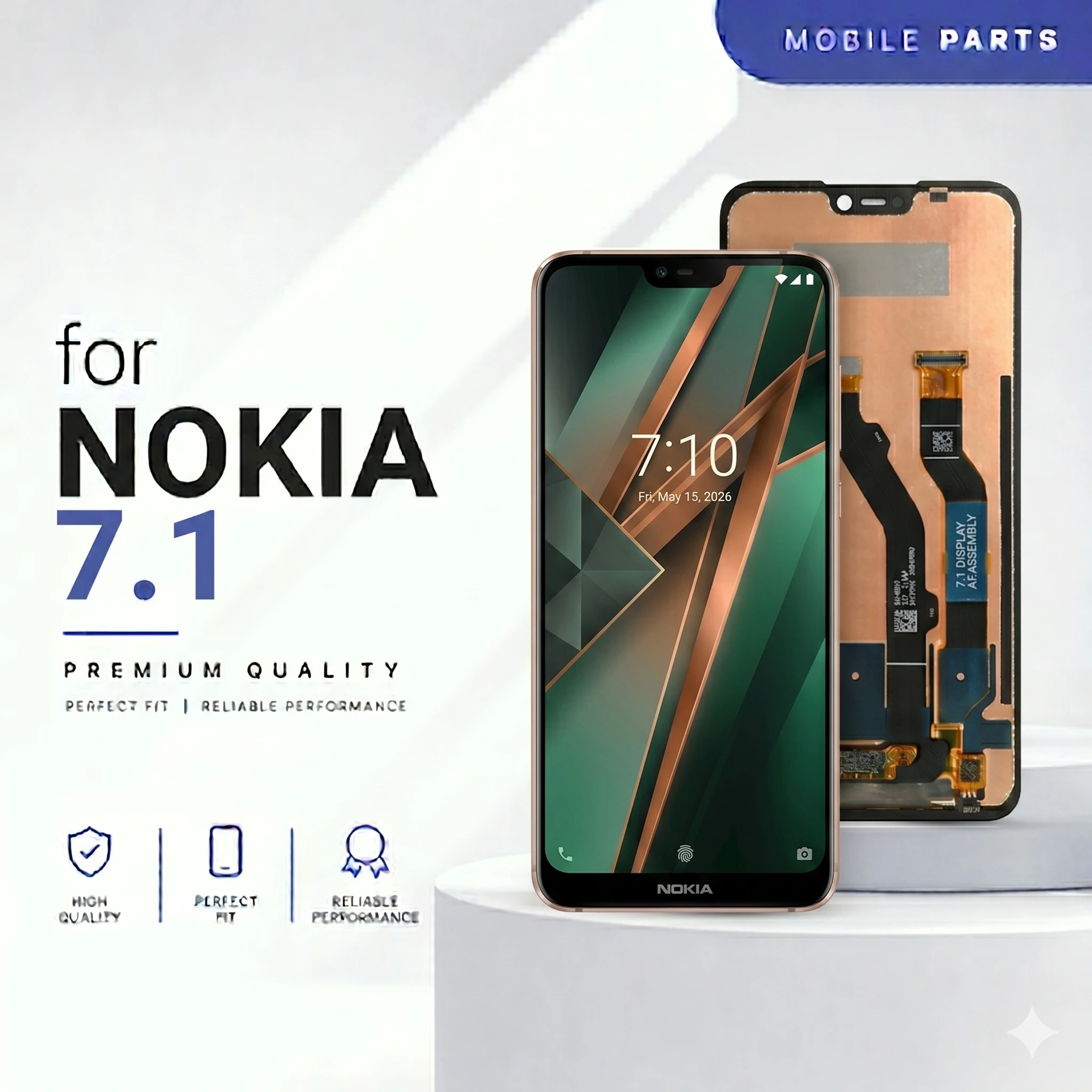 NOKIA 7.1 OLED LCD