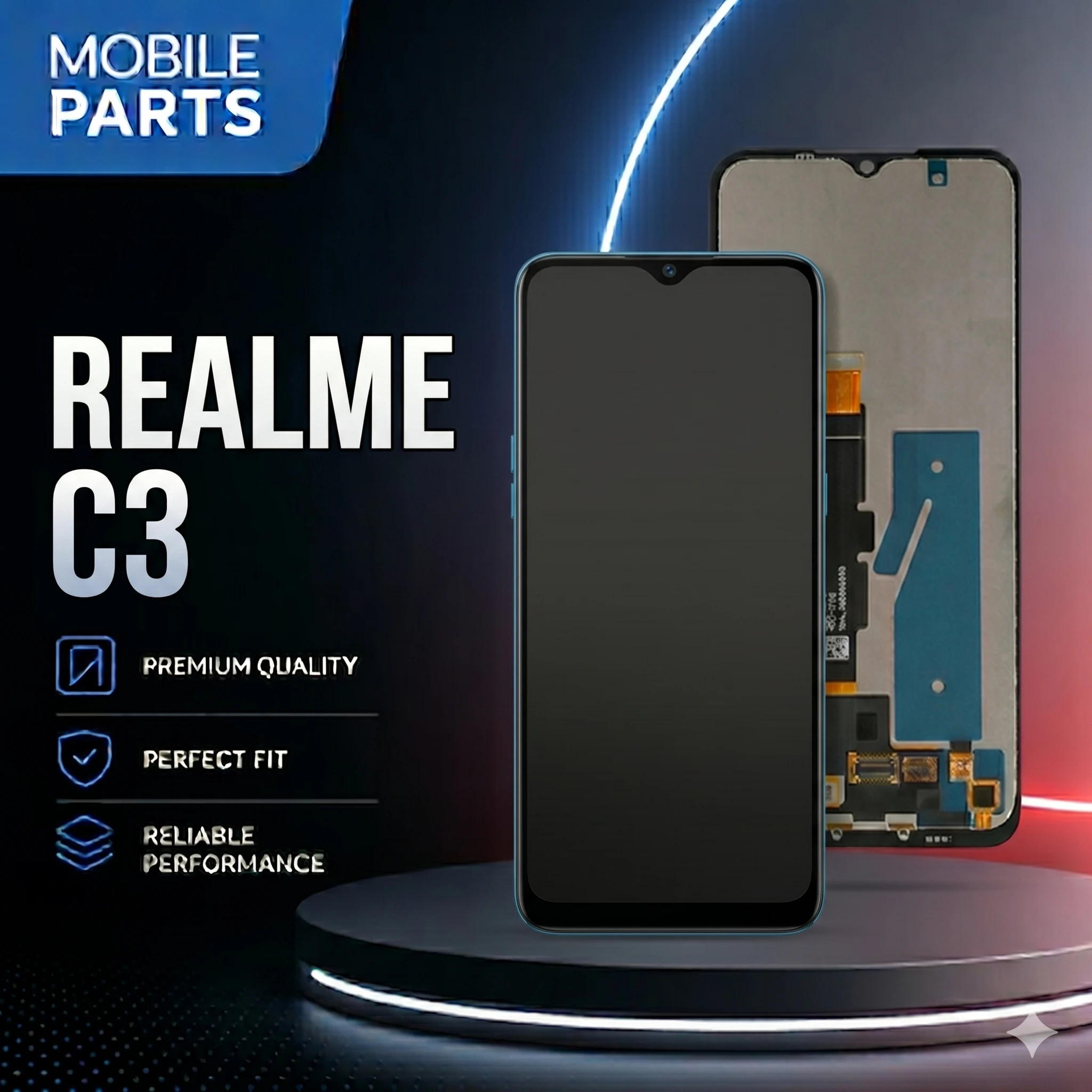 REALME C3 OLED LCD