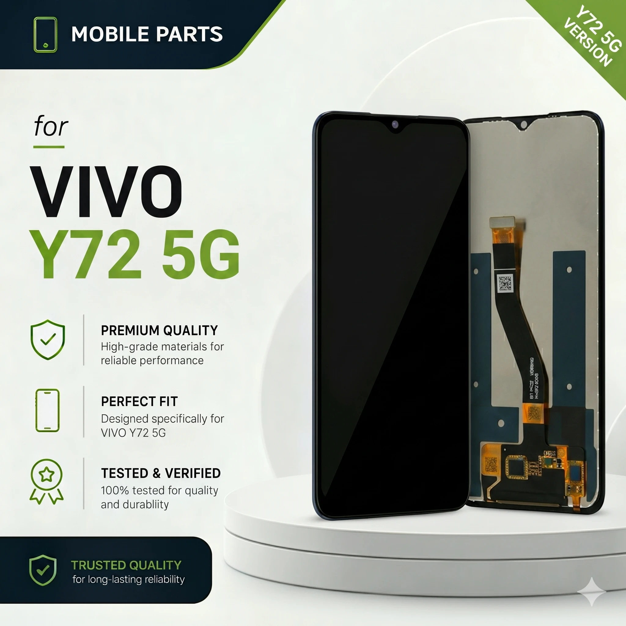 VIVO Y72 5G OLED LCD